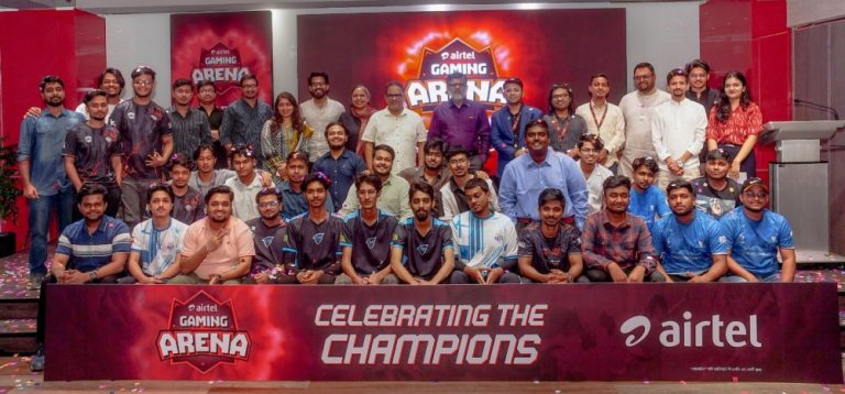এয়ারটেল গেমিং অ্যারেনা’-তে চ্যাম্পিয়ন এ ওয়ান আরজি ইস্পোর্টস