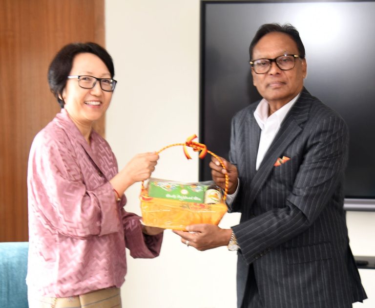 ডাক,টেলিযোগাযোগ ও তথ্যপ্রযুক্তি এবং বিজ্ঞান ও প্রযুক্তি মন্ত্রী ও ভুটানের রাষ্ট্রদূতের সৌজন্য সাক্ষাৎ